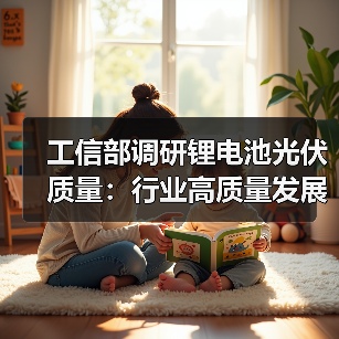 工信部调研锂电池光伏质量:行业高质量发展路径(图4) 工信部调研锂电池光伏质量:行业高质量发展路径(图4)