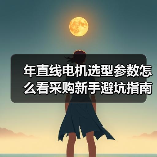 年直线电机选型参数怎么看采购新手避坑指南