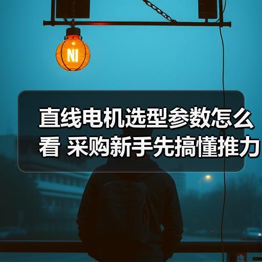 直线电机选型参数怎么看 采购新手先搞懂推力与行程匹配