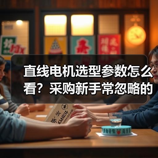 直线电机选型参数怎么看？采购新手常忽略的5个核心指标